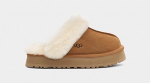 Kapcie Damskie Ugg Disquette Brązowe | SRZ-462380