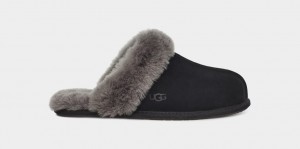 Kapcie Damskie Ugg Scuffette II Czarne Szare | YRX-384927