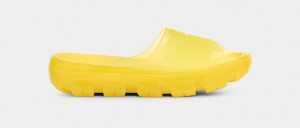 Klapki Damskie Ugg Jella Clear Żółte | MPJ-490578