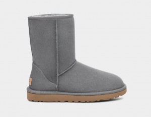Kozaki Damskie Ugg Klasyczne II Szare | RID-538207