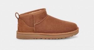 Kozaki Damskie Ugg Klasyczne Ultra Mini Brązowe | BFE-834075