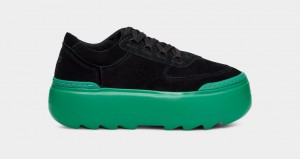 Trampki Damskie Ugg Marin Mega Koronkowe Czarne Turkusowe Zielone | HVN-186920
