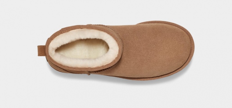 Buty na Platformie Damskie Ugg Klasyczne Ultra Mini Brązowe | BMU-624105