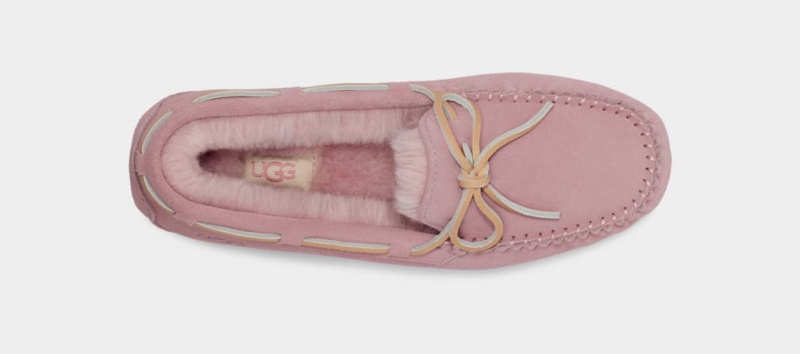 Kapcie Damskie Ugg Dakota Różowe Szare | GQE-725419