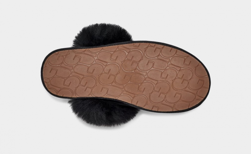 Kapcie Damskie Ugg Scuff Sis Czarne | DIC-236890