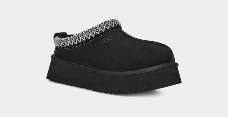 Kapcie Damskie Ugg Tazz Czarne | STZ-430856