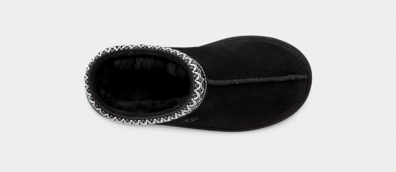 Kapcie Dziecięce Ugg Tasman II Czarne | QLI-871205