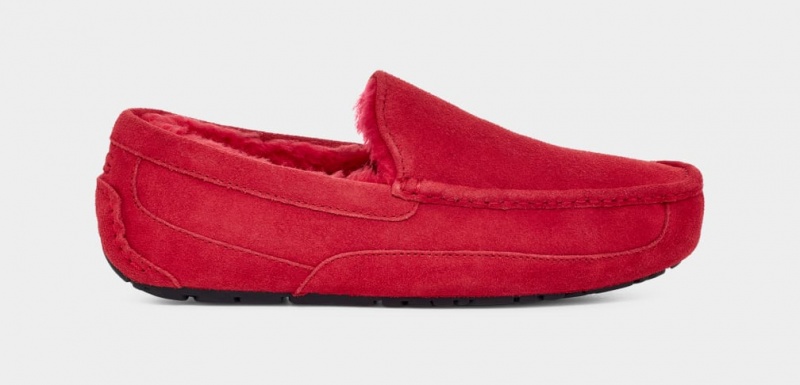Kapcie Męskie Ugg Ascot Czerwone | DKM-736524