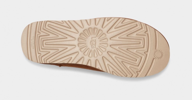 Kapcie Męskie Ugg Klasyczne Brązowe | QEV-152089