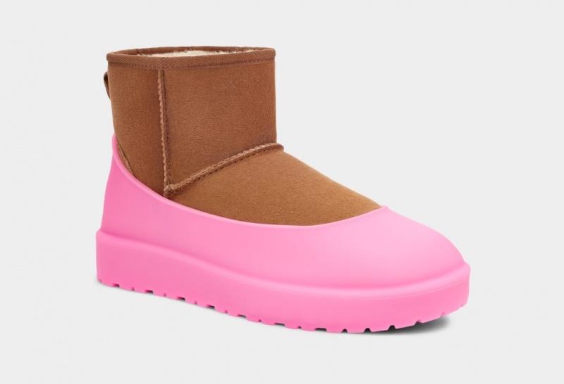 Kozaki Damskie Ugg Boot Guard Różowe | LWV-629703