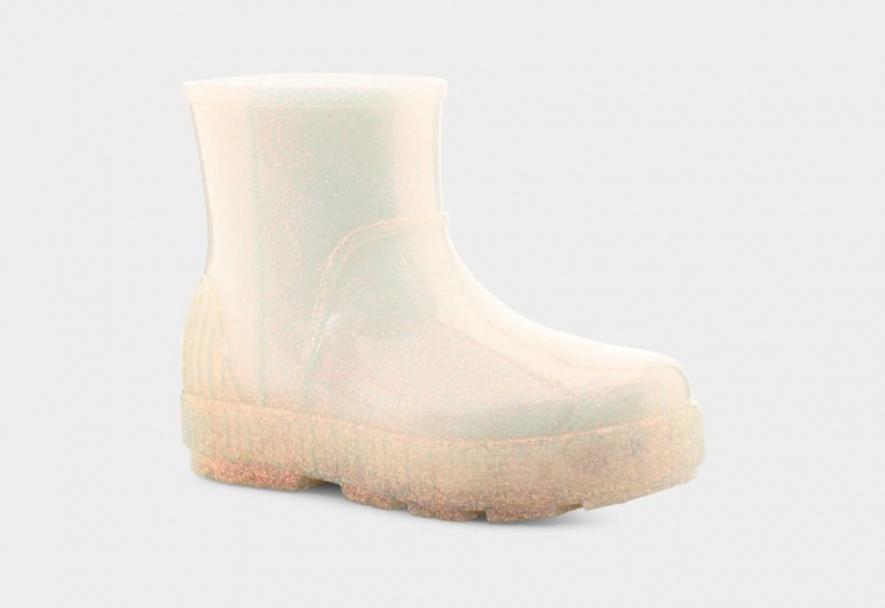 Kozaki Damskie Ugg Drizlita Glitter Białe | XNC-297541