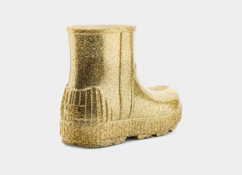 Kozaki Damskie Ugg Drizlita Glitter Złote | XDG-172803