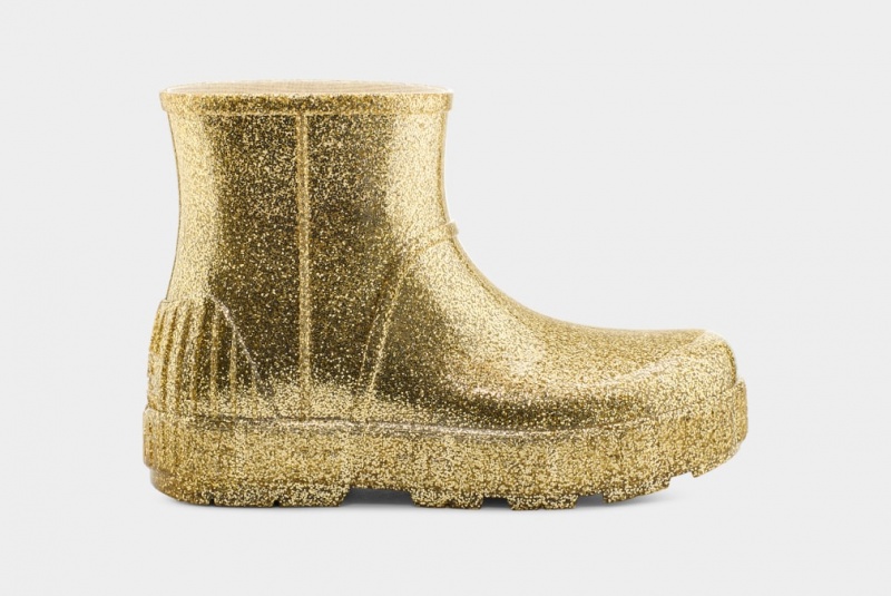 Kozaki Damskie Ugg Drizlita Glitter Złote | XDG-172803