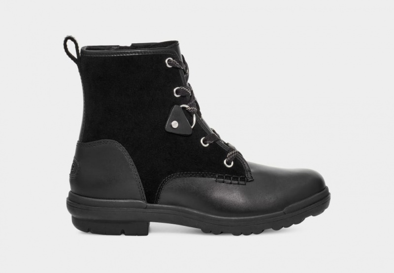 Kozaki Damskie Ugg Hapsburg Hiker Czarne | WSE-806135