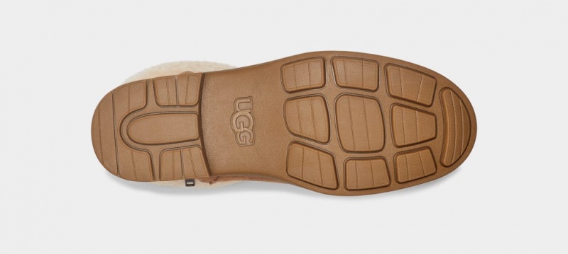 Kozaki Damskie Ugg Harrison Cuff Brązowe | PIS-369102