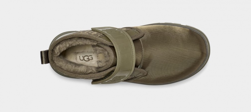 Kozaki Damskie Ugg Neumel Grafiką Monogram Oliwkowe | JPY-584321