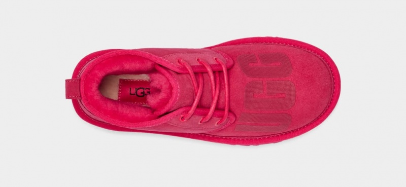 Kozaki Damskie Ugg Neumel Scatter Grafiką Czerwone | YQI-671542