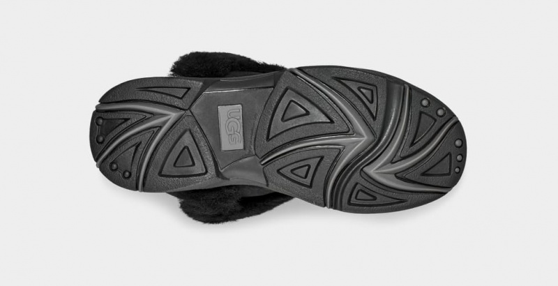 Kozaki Damskie Ugg Sunburst Extra Wysokie Czarne | ECF-056829