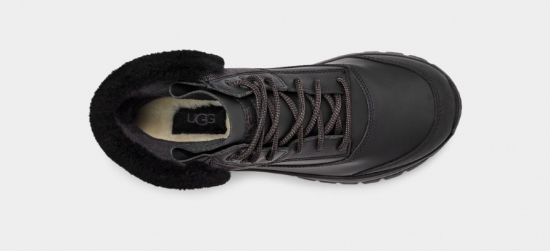 Kozaki Damskie Ugg Yose Fluff V2 Czarne | QOY-635718