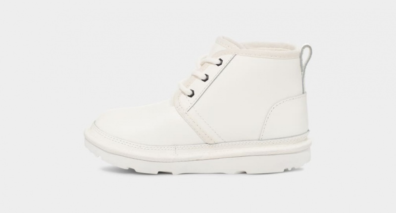 Kozaki Dziecięce Ugg Neumel II Skórzane Białe | NKM-438791