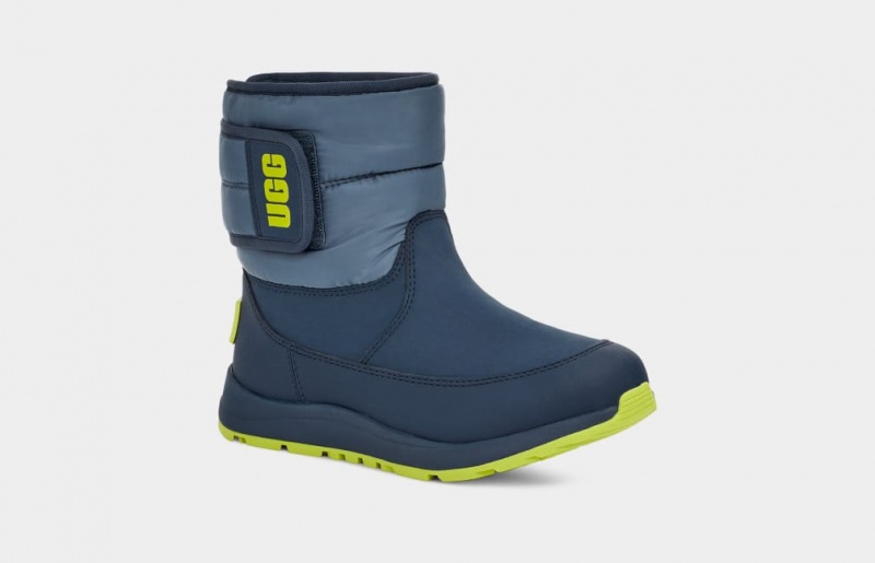 Kozaki Dziecięce Ugg Toty Weather Niebieskie | YMO-975842