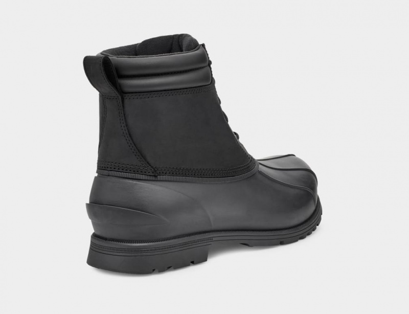 Kozaki Męskie Ugg Gatson Mid Czarne | KON-094635