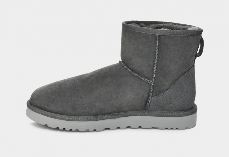 Kozaki Męskie Ugg Klasyczne Mini Ciemny Szare | TCB-614035