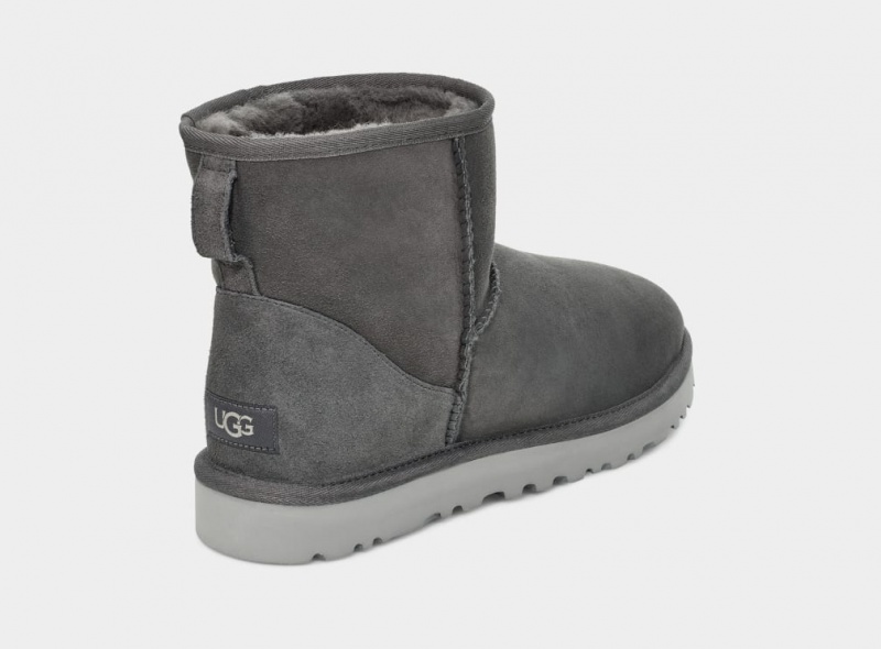 Kozaki Męskie Ugg Klasyczne Mini Ciemny Szare | TCB-614035
