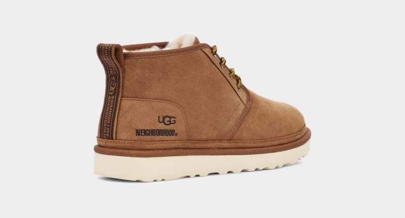 Kozaki Męskie Ugg Neighborhood Neumel Brązowe | IBJ-164239