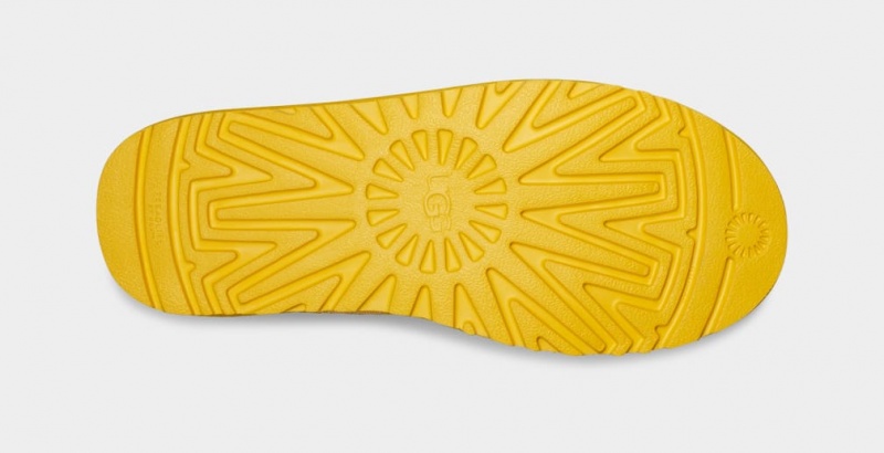 Kozaki Męskie Ugg Neumel Scatter Grafiką Żółte | JXW-314672