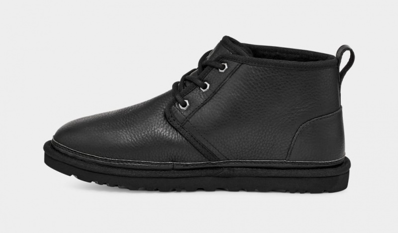 Kozaki Męskie Ugg Neumel Skórzane Czarne | WRX-948702
