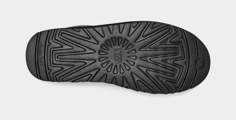 Kozaki Męskie Ugg Neumel Skórzane Czarne | WRX-948702