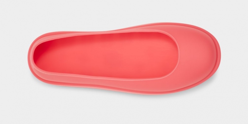 Mokasyny Damskie Ugg Boot Guard Koralowe | MPF-829013