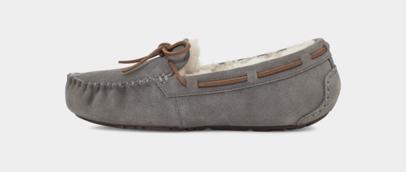 Mokasyny Damskie Ugg Dakota Niebieskie Szare | DXL-365018