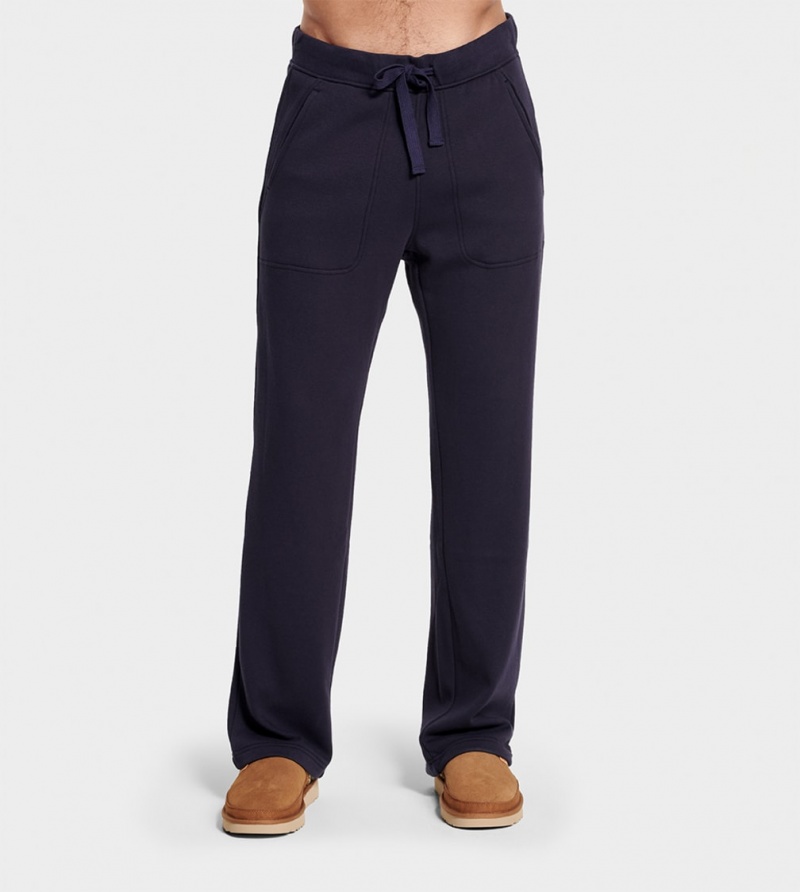 Spodnie Męskie Ugg Gifford Fleeces Granatowe | LYQ-579081