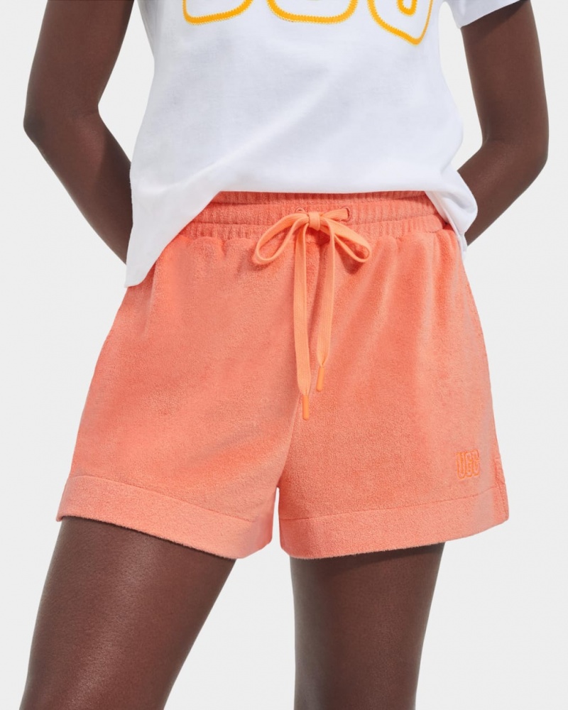 Szorty Damskie Ugg Amiah Drawstring Pomarańczowe | YNL-849657