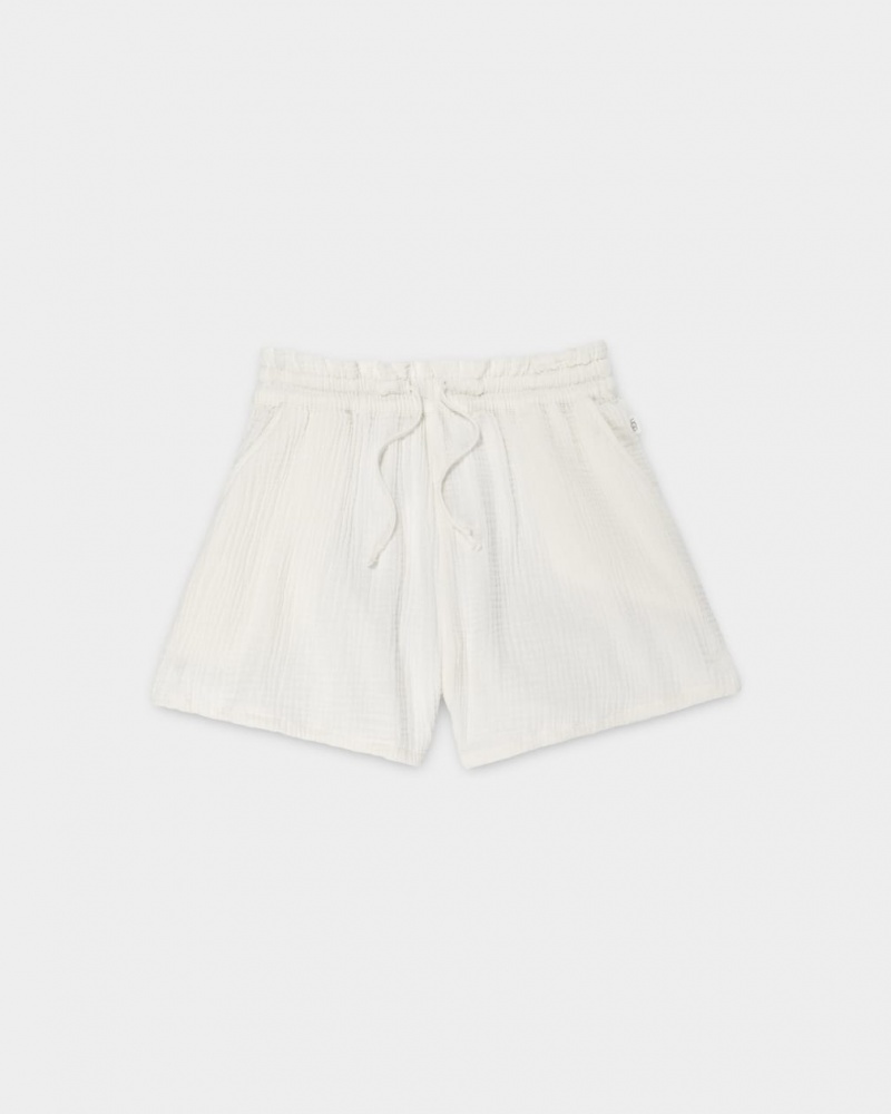Szorty Damskie Ugg Moriah Białe | EOT-136925