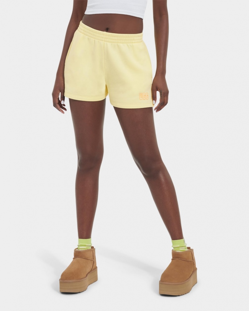 Szorty Damskie Ugg Noni Żółte | UFR-493857