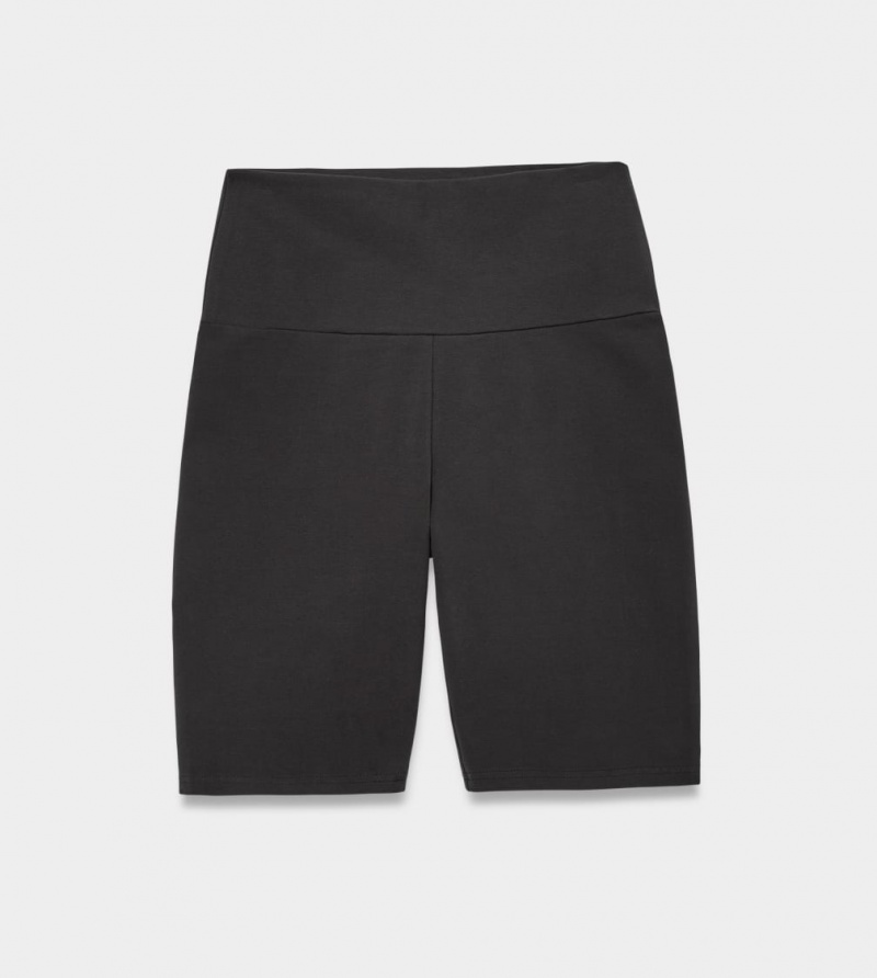 Szorty Damskie Ugg Rilynn Motocyklowe Czarne | OSQ-451962