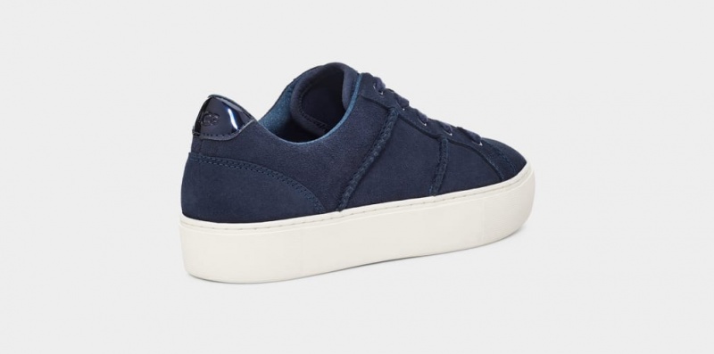 Trampki Damskie Ugg Dinale Granatowe | IZA-741890
