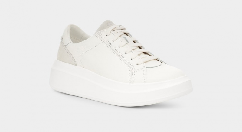 Trampki Damskie Ugg Scape Koronkowe Białe | YEP-102359