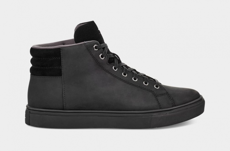 Trampki Męskie Ugg Baysider High Weather Czarne | ACM-967345